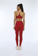 Laden Sie das Bild in den Galerie-Viewer, Image 05: Alto Giro Fitness Bas Legging Hyper Recortes Atlanta Vermelho Haute Red
