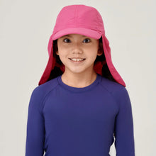 Laden Sie das Bild in den Galerie-Viewer, Model Front: Uv Line Casquette Legionario Teens Pink Upf50+
