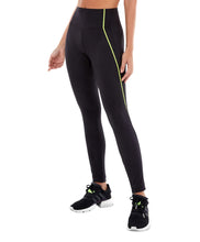 Laden Sie das Bild in den Galerie-Viewer, Model Front: Alto Giro Fitness Bas Legging Velocity Com Fusao Preto
