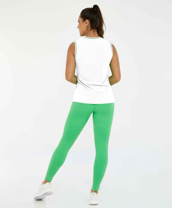 Image 04: Alto Giro Fitness Haut Regata Nylon Dry Alongada Branco