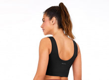 Laden Sie das Bild in den Galerie-Viewer, Model Back: Alto Giro Fitness Haut Top Bodytex Ii Com Laser Preto
