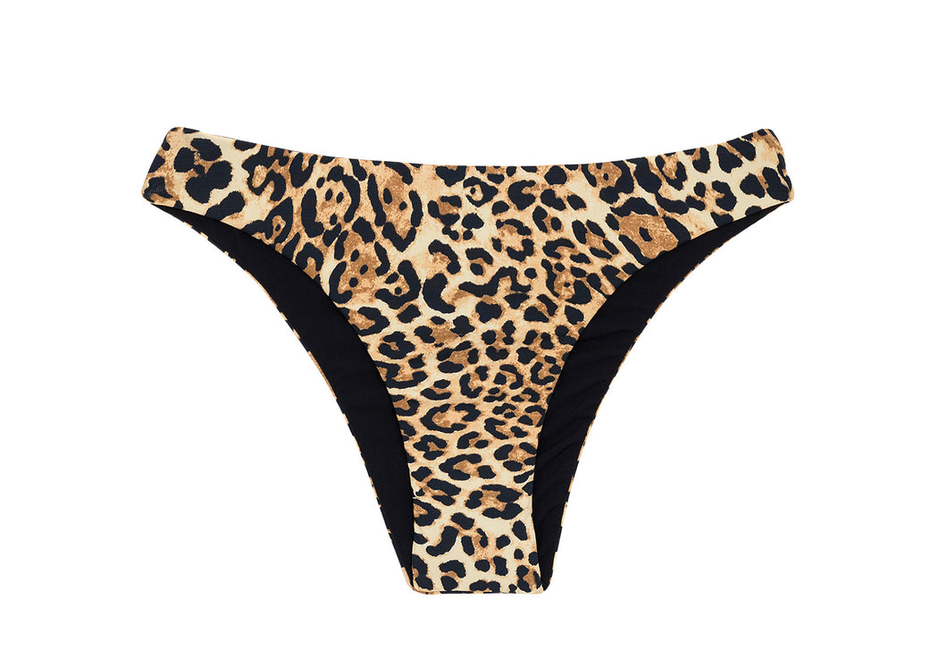 Unten Leopardo Black Babado