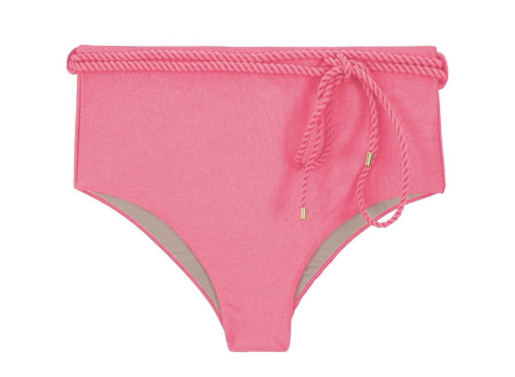 Unterteil mit schimmerndem Konfetti-Gürtel und hoher Taille