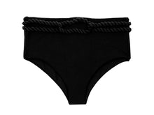 Laden Sie das Bild in den Galerie-Viewer, Unterteil St-Tropez-Schwarze Hotpant-High
