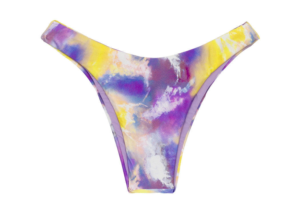 Unten Tiedye-Lila High-Leg