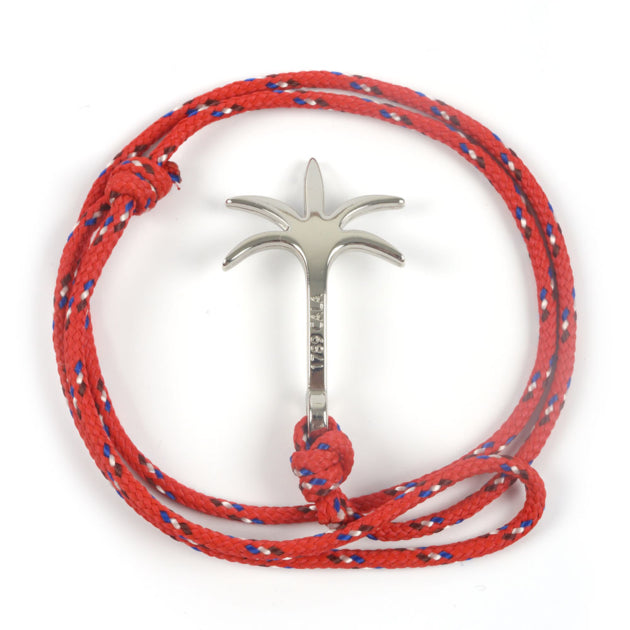 Rotes Palmenarmband
