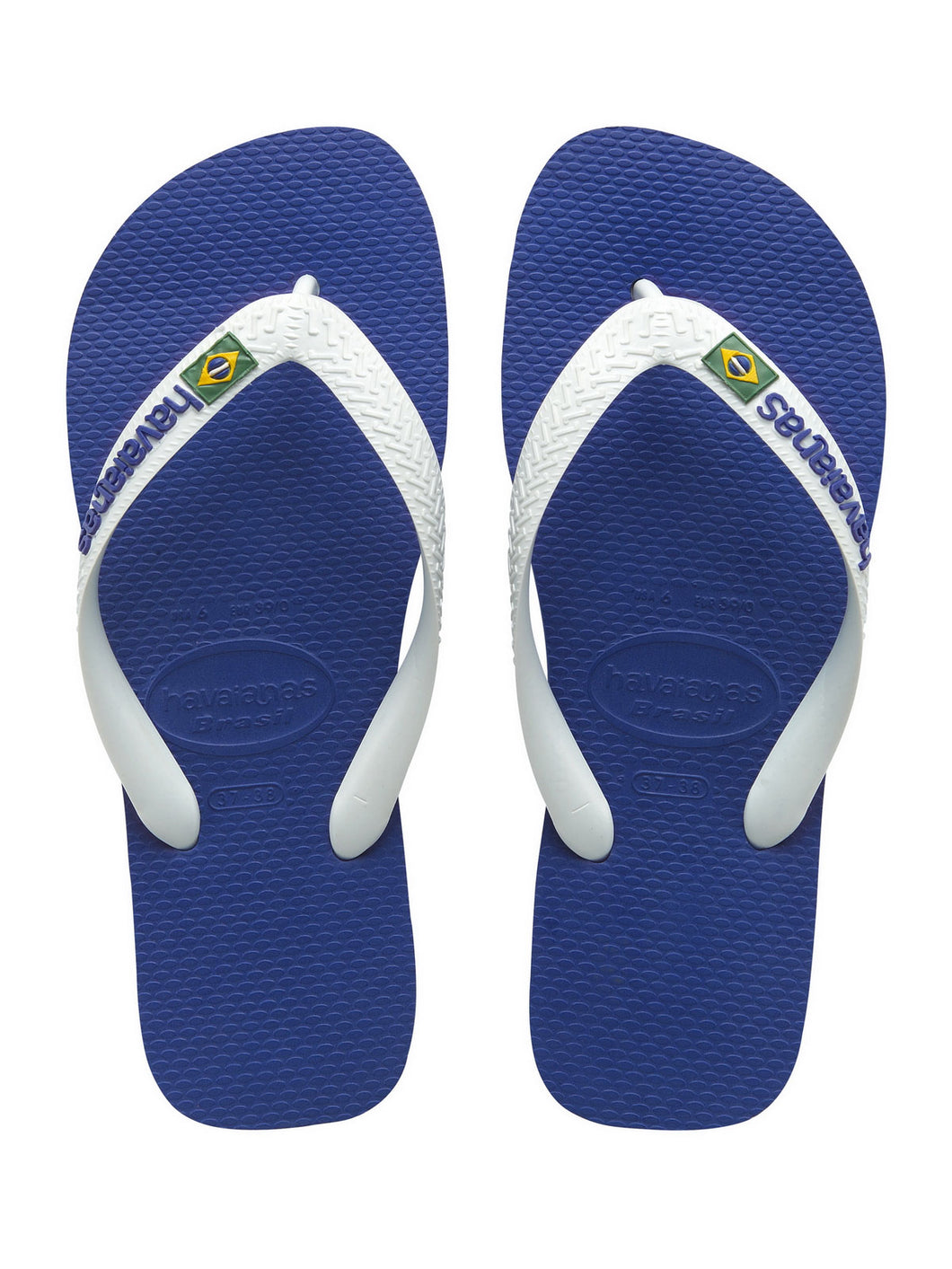 Brasilien-Logo Marineblau