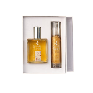 Coffret Luxe Huille Gold 50 ML Edt Tiare 100 ML