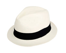 Laden Sie das Bild in den Galerie-Viewer, Product Front: De Punta En Blanco Chapeau Panama Adrien Blanco

