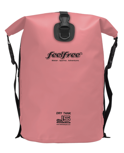 Model Front: Feelfree Sac De Plage Dry Tank 15L Pink