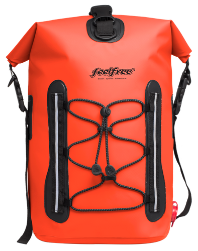 Model Front: Feelfree Sac De Plage Go Pack 20L Orange