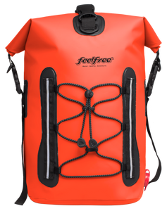 Model Front: Feelfree Sac De Plage Go Pack 20L Orange