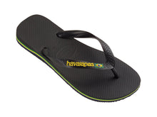 Laden Sie das Bild in den Galerie-Viewer, Model Front: Havaianas Tongs Brasil Logo Black

