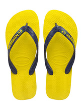 Laden Sie das Bild in den Galerie-Viewer, Product Front: Havaianas Tongs Brasil Logo Citrus Yellow
