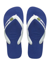 Laden Sie das Bild in den Galerie-Viewer, Product Front: Havaianas Tongs Brasil Logo Marine Blue
