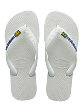 Laden Sie das Bild in den Galerie-Viewer, Product Front: Havaianas Tongs Brasil Logo White

