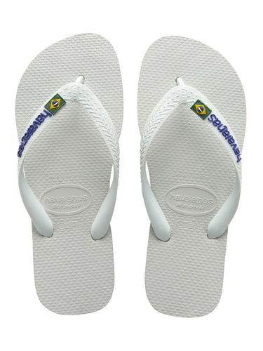 Product Front: Havaianas Tongs Brasil Logo White