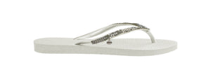 Model Back: Havaianas Tongs Slim Crystal Mesh Sw White