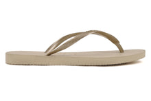 Laden Sie das Bild in den Galerie-Viewer, Image 03: Havaianas Tongs Slim Sand Grey/Light Golden
