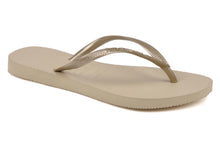 Laden Sie das Bild in den Galerie-Viewer, Image 07: Havaianas Tongs Slim Sand Grey/Light Golden
