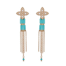 Laden Sie das Bild in den Galerie-Viewer, Product Front: Hipanema Boucles D&#39;oreille Alabaster Turquoise Hipanema
