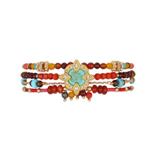 Laden Sie das Bild in den Galerie-Viewer, Product Front: Hipanema Bracelet Metaphor Turquoise Hipanema
