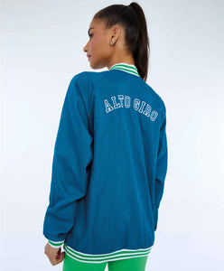 Jaqueta Aerofit Bomber mit Punhos Verde Deep Lagoon