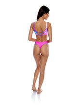 Laden Sie das Bild in den Galerie-Viewer, Image 08: Luli Fama Haut Top Strappy Blue Pink

