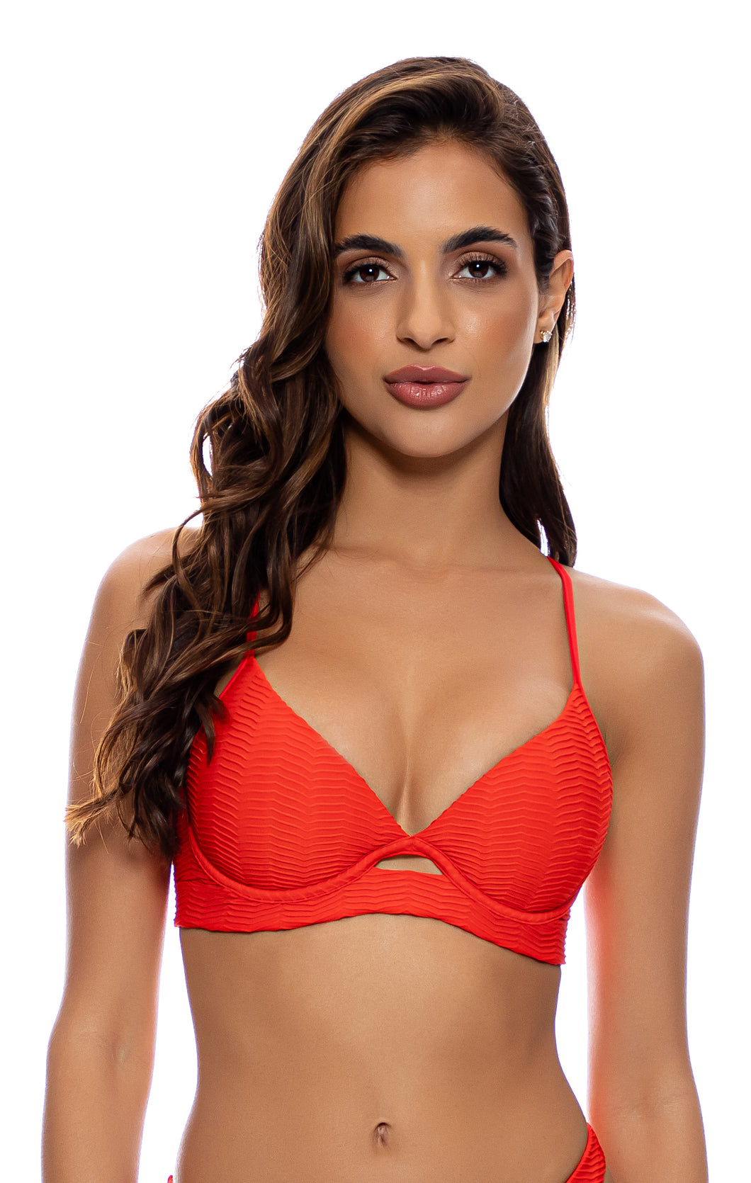 Gallery: Luli Fama Haut Top Underwire Hot Tropics Red