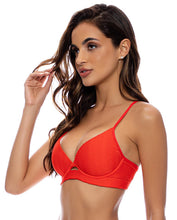 Laden Sie das Bild in den Galerie-Viewer, Image 08: Luli Fama Haut Top Underwire Hot Tropics Red
