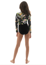 Laden Sie das Bild in den Galerie-Viewer, Model Back: Maaji Une Pièce Fille Black Bouquet Miku One Piece
