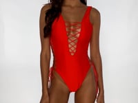 Laden und Abspielen von Videos im Galerie-Viewer, Bodysuit Hot Tropics Red
