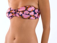 Laden und Abspielen von Videos im Galerie-Viewer, Video: Rio De Sol Ensemble Set Amore-Pink Bandeau-Crispy Cheeky-Crispy
