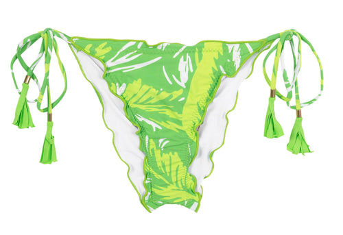 Product Front: Rio De Sol Bas Bottom Green-Palms Frufru