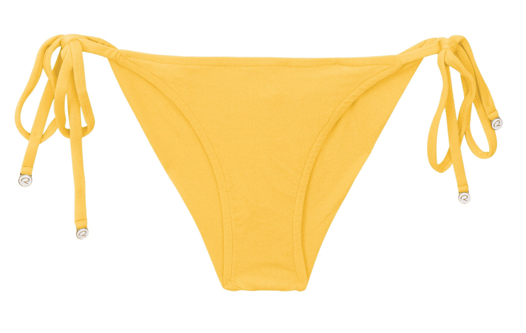 Product Front: Rio De Sol Bas Bottom Malibu-Yellow Cheeky-Tie