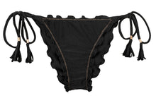 Laden Sie das Bild in den Galerie-Viewer, Product Front: Rio De Sol Bas Bottom Shimmer-Black Frufru
