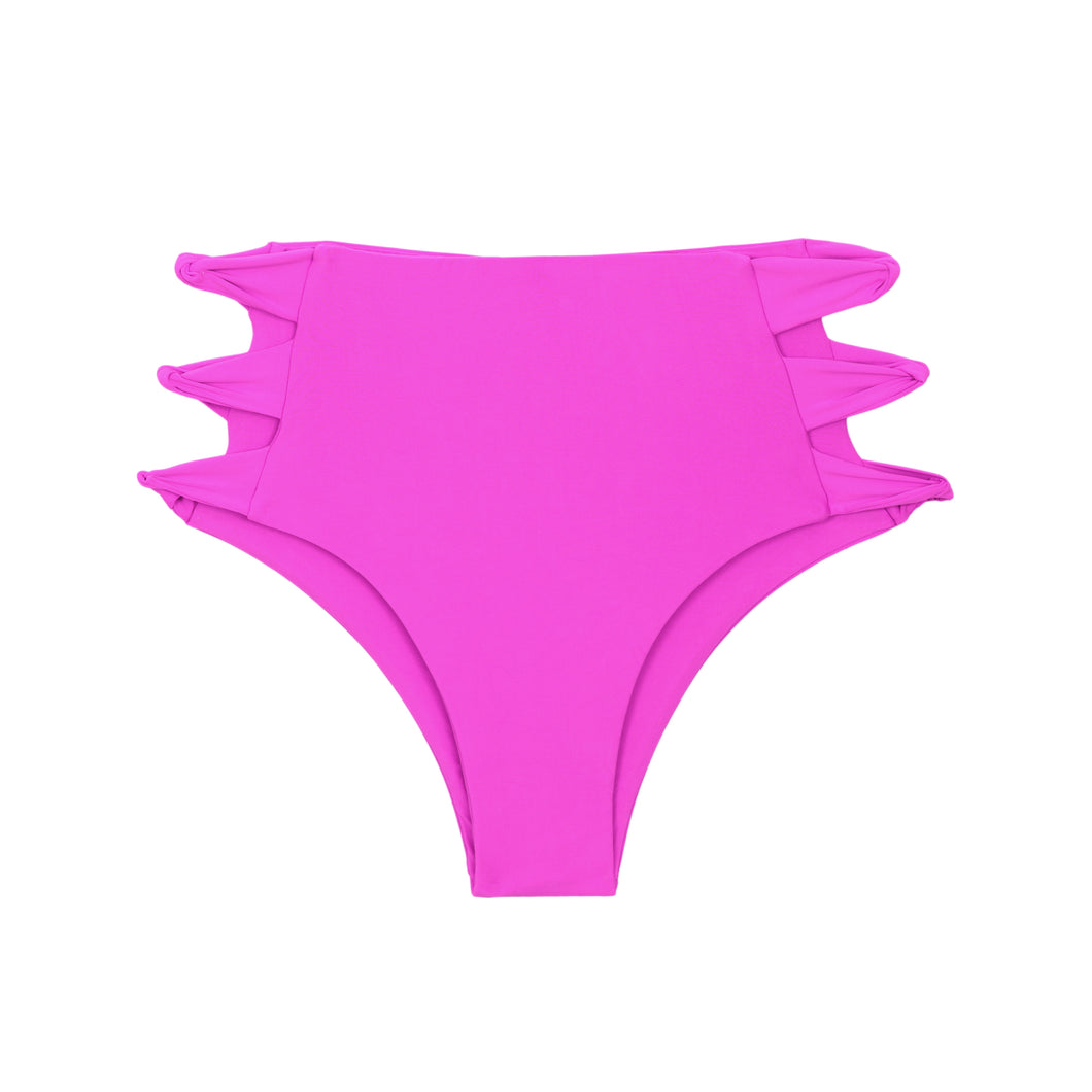 Product Front: Rio De Sol Bas Bottom Vita-Pink High-Waist-Spin