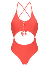 Laden Sie das Bild in den Galerie-Viewer, Product Front: Rio De Sol Une Pièce Dots-Tabata Ivy Strap
