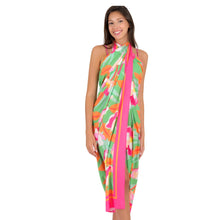 Laden Sie das Bild in den Galerie-Viewer, Gallery: Rio De Sol Pareo Green Bloom Canga
