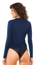 Laden Sie das Bild in den Galerie-Viewer, Image 06: Rio De Sol Haut Navy Rash-Guard
