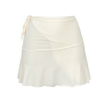 Laden Sie das Bild in den Galerie-Viewer, Product Front: Rio De Sol Jupe De Page Off-White Mini Skirt
