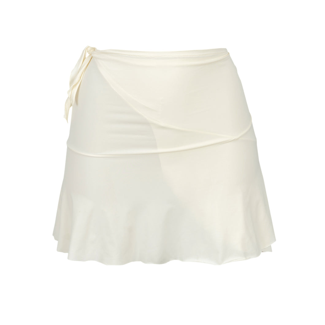 Product Front: Rio De Sol Jupe De Page Off-White Mini Skirt