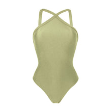 Laden Sie das Bild in den Galerie-Viewer, Product Front: Rio De Sol Une Pièce Oliva High-Neck
