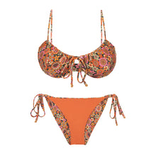 Laden Sie das Bild in den Galerie-Viewer, Product Back: Rio De Sol Ensemble Set Bouquet Balconet-Tie Ibiza-Comfy
