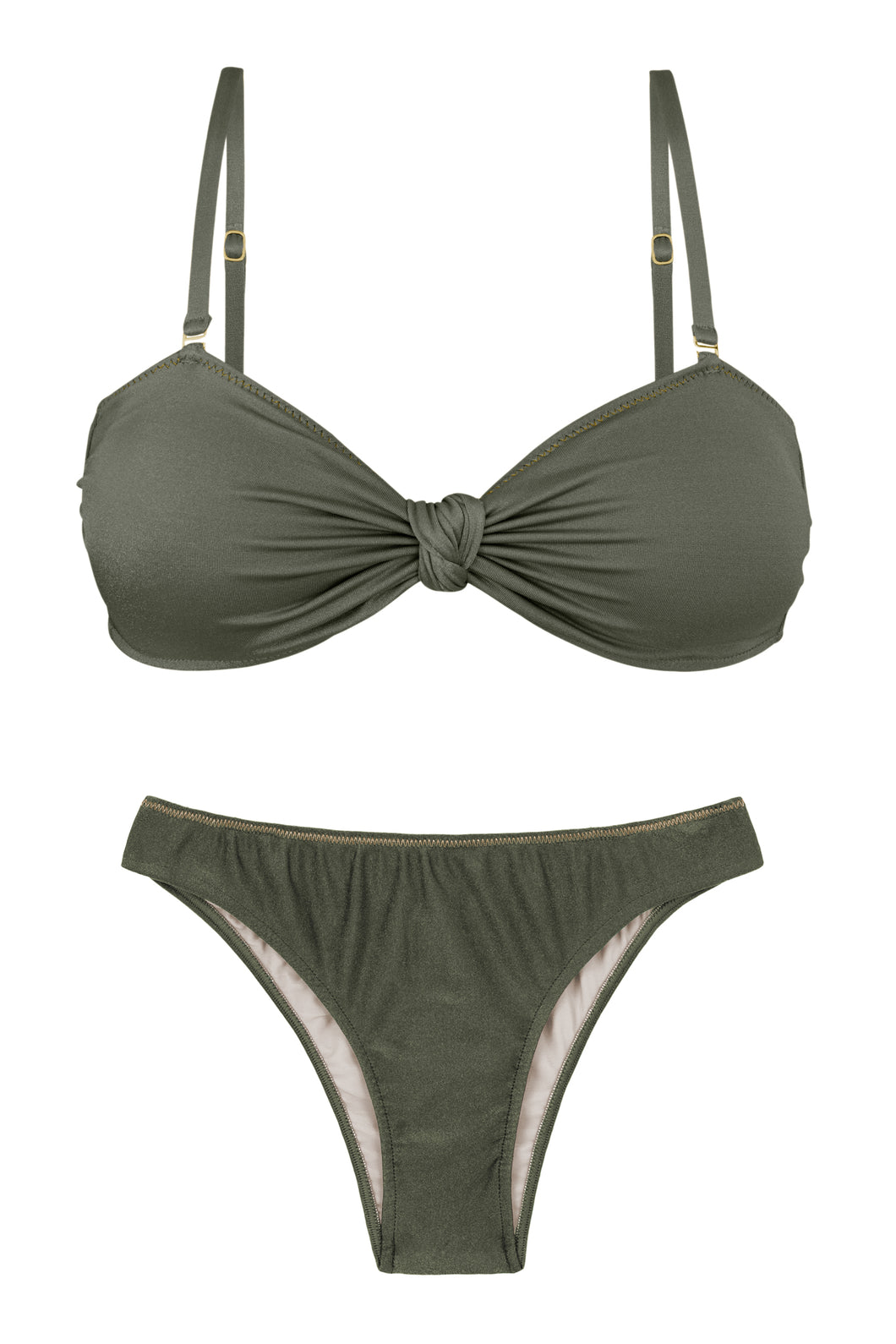 Product Front: Rio De Sol Ensemble Set Croco Bandeau-Joy Essential