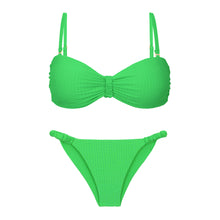 Laden Sie das Bild in den Galerie-Viewer, Product Front: Rio De Sol Ensemble Set Dots-Energy Bandeau-Crispy Cheeky-Crispy
