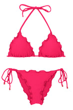 Laden Sie das Bild in den Galerie-Viewer, Product Front: Rio De Sol Ensemble Set Dots-Virtual-Pink Frufru

