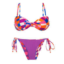 Laden Sie das Bild in den Galerie-Viewer, Product Back: Rio De Sol Ensemble Set Funny Bandeau-Joy Lacinho
