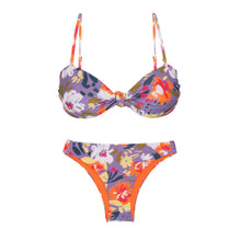 Laden Sie das Bild in den Galerie-Viewer, Product Front: Rio De Sol Ensemble Set Garden-Flower Bandeau-Joy Essential
