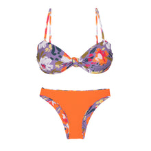 Laden Sie das Bild in den Galerie-Viewer, Product Back: Rio De Sol Ensemble Set Garden-Flower Bandeau-Joy Essential
